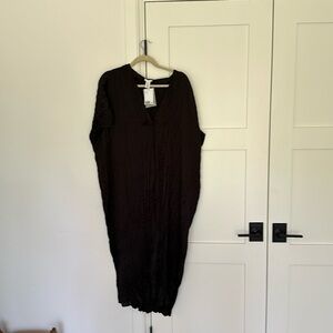 Pleated tunic dress